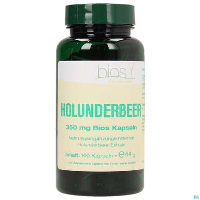 Bios Holunderbeer 350mg 100 Kapseln, A-Nr.: 3891548 - 01