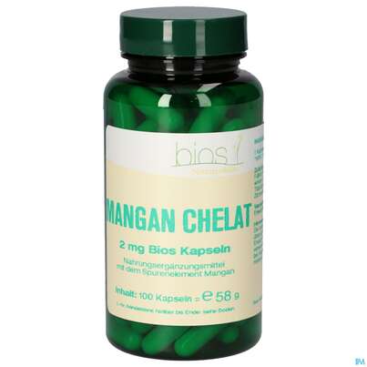 Bios Mangan Chelat 2mg 100 Kapseln, A-Nr.: 5231431 - 01