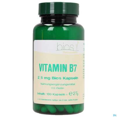 Bios Vitamin B7 2,5mg 100 Kapseln, A-Nr.: 4016251 - 01