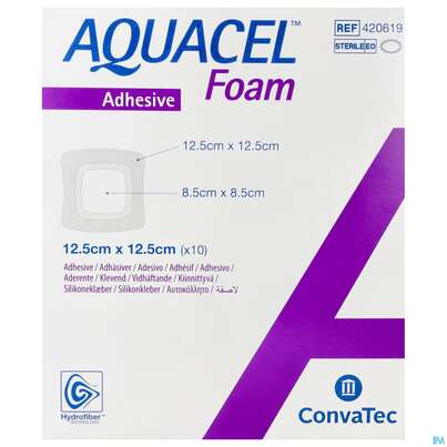 Convatec Aquacel Foam (13.5x13.5 Cm) 17.5x17.5 Cm, A-Nr.: 4039246 - 01