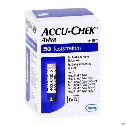 Diagnostika U.zubehoer Accu-chek Teststreifen Aviva Original Plasmakalib. C2 37 50st, A-Nr.: 5564173 - 03