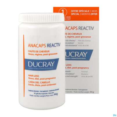 Ducray Anacaps F.d.haar Haarausfall Kapseln Reaktiv23 90st, A-Nr.: 5744975 - 07