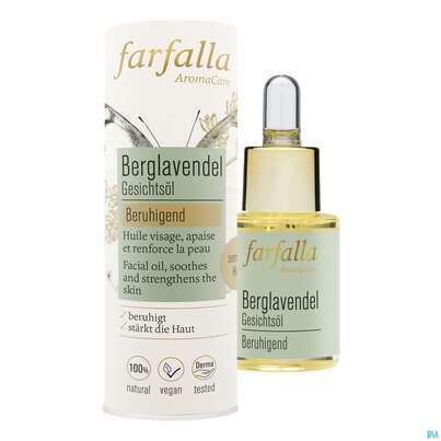 Farfalla Gesichtsoel Berglavendel Beruhigend 15ml, A-Nr.: 5602488 - 02