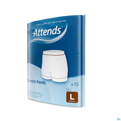 Inkontinenz Attends Stretch Pants Netzhosen L 15st, A-Nr.: 3429577 - 04
