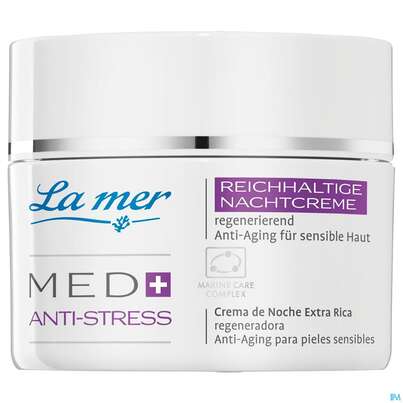 La Mer Ohne Parfum Med+ Anti Stress Reichhaltig Nachtcremetiege 50ml, A-Nr.: 5204747 - 02