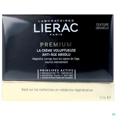 Sie sehen eine Packung Lierac Premium Reichhaltige Creme 18 50ml, Produktbild: 03 Lierac Premium Reichhaltige Creme 18 50ml, A-Nr.: 4887980 - 03