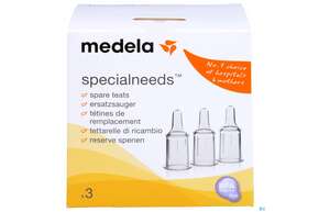 Medela Ersatzsauger Fuer Special Needs Feder 3st, A-Nr.: 3066962 - 01