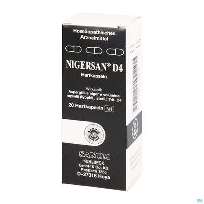 Nigersan Kapseln D4 20st, A-Nr.: 1769725 - 03