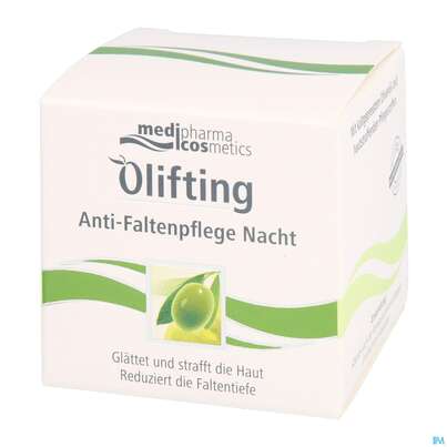 Sie sehen eine Packung Oliven Oel Dr.theiss Olifting Anti-falten Nachtpflege 50ml, Produktbild: 04 Oliven Oel Dr.theiss Olifting Anti-falten Nachtpflege 50ml, A-Nr.: 3445211 - 04