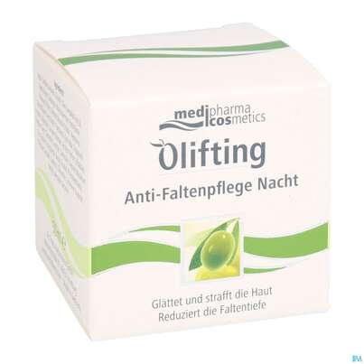 Sie sehen eine Packung Oliven Oel Dr.theiss Olifting Anti-falten Nachtpflege 50ml, Produktbild: 05 Oliven Oel Dr.theiss Olifting Anti-falten Nachtpflege 50ml, A-Nr.: 3445211 - 05