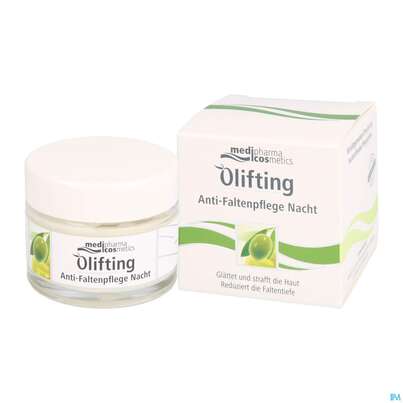 Sie sehen eine Packung Oliven Oel Dr.theiss Olifting Anti-falten Nachtpflege 50ml, Produktbild: 06 Oliven Oel Dr.theiss Olifting Anti-falten Nachtpflege 50ml, A-Nr.: 3445211 - 06