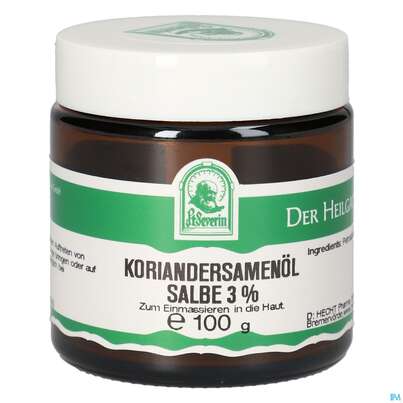 Pater Severin Koriandersamenöl 3% Salbe, A-Nr.: 5676765 - 01