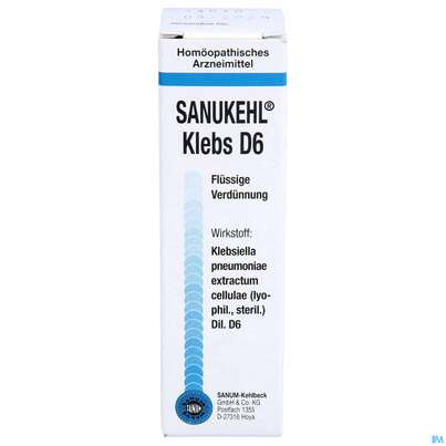 Sanukehl Klebs Tropfen D6 10ml, A-Nr.: 2481506 - 01