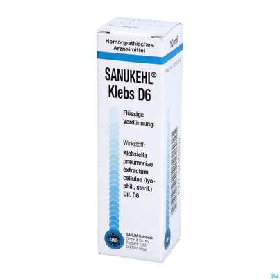 Sanukehl Klebs Tropfen D6 10ml, A-Nr.: 2481506 - 02