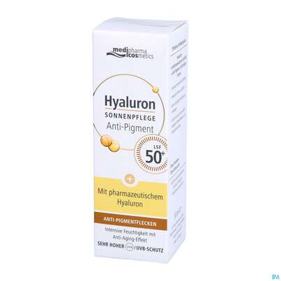 Sonnenprodukte Hyaluron Sonnenpflege Gesicht Anti-pigment Anti-age F50+ 50ml, A-Nr.: 5074842 - 02