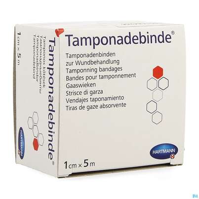 Tamponadebinden -hartmann 24faed Steril 5mx 1cm 1st, A-Nr.: 1734649 - 04