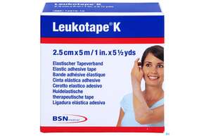 Tape Kinesiologisch Leukotape K 5mx 2,5cm Hautfarben 1st, A-Nr.: 3151828 - 01