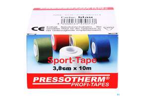 Tape Pressotherm/sport-tape 3,8cmx 10m Reissfest Hautvertraegl Blau 1st, A-Nr.: 4251182 - 01