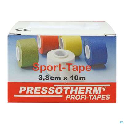 Tape Pressotherm/sport-tape 3,8cmx 10m Reissfest Hautvertraegl Gelb 1st, A-Nr.: 4251176 - 02