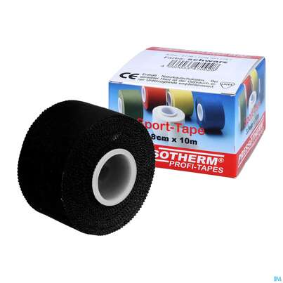 Tape Pressotherm/sport-tape 3,8cmx 10m Reissfest Hautvertraegl Schwarz 1st, A-Nr.: 4251199 - 04