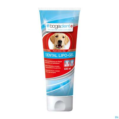 Sie sehen eine Packung Veterinaerprodukte Bogadent/dental Lipo Gel Hund 100ml, Produktbild: 01 Veterinaerprodukte Bogadent/dental Lipo Gel Hund 100ml, A-Nr.: 4014683 - 01
