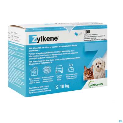 Veterinaerprodukte Zylkene/pulver Ergaenzungsfuttermittel Kapseln Hund+katz 75mg 100st, A-Nr.: 4097516 - 02