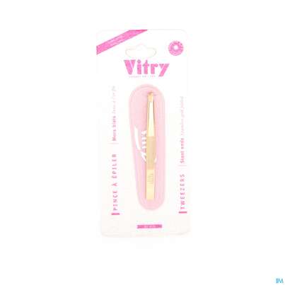 Sie sehen eine Packung Vitry Zupfpinzette „prestige“ Rostfreier Edelstahl Schräg 1pc, Produktbild: 05 Vitry Zupfpinzette „prestige“ Rostfreier Edelstahl Schräg 1pc, A-Nr.: 4633736 - 05