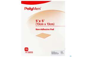 Wundauflagen Polymem Non Adhesive 13x 13cm Nr 5055 15st, A-Nr.: 3042513 - 01