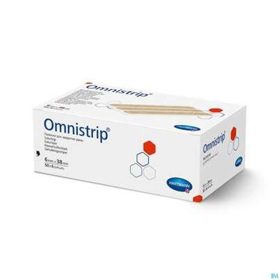 Sie sehen eine Packung Wundnahtstreifen Omnistrip Steril 6mmx 38mm 300st, Produktbild: 03 Wundnahtstreifen Omnistrip Steril 6mmx 38mm 300st, A-Nr.: 2368626 - 03