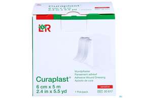 Wundpflaster Curaplast/sensitiv Wundschnellverband Elastisch 5mx 6cm 1st, A-Nr.: 2285596 - 01