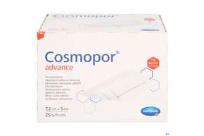 Wundverband Cosmopor/advance 7,2x 5cm 25st, A-Nr.: 3796755 - 01