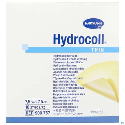 Wundverband Hydrocoll Thin 7,5x 7,5cm 10st, A-Nr.: 2665413 - 01