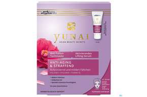 Yunai Set Anti Falten Tuchmaske Und Akt.lifting Serum 1pk, A-Nr.: 5209118 - 01