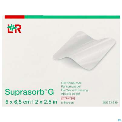 Suprasorb Steril G Gel-kompresse 5x 6,5cm 5st, A-Nr.: 4346132 - 01