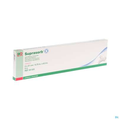 Suprasorb/x Hydrobalance Wundverband Tamponade 2x 21cm 5st, A-Nr.: 3065164 - 01