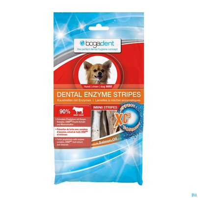 Veterinaerprodukte Bogadent/dental Enzyme/stripes Hund Mini 100g, A-Nr.: 4313345 - 01