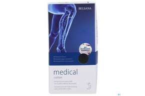 Stuetzstruempfe Belsana/medical Cotton Ad Knie Gr S2 39-41 Schwarz 2st, A-Nr.: 5223207 - 01