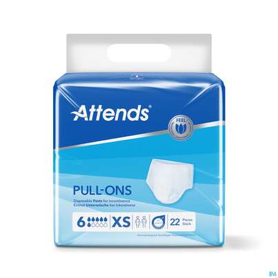 Inkontinenz Attends Einmalhosen Pull-ons Pants Xs 22st, A-Nr.: 5630102 - 03