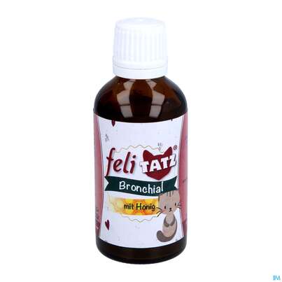 Sie sehen eine Packung Veterinaerprodukte Felitatz Bronchial 50ml, Produktbild: 01 Veterinaerprodukte Felitatz Bronchial 50ml, A-Nr.: 4801375 - 01