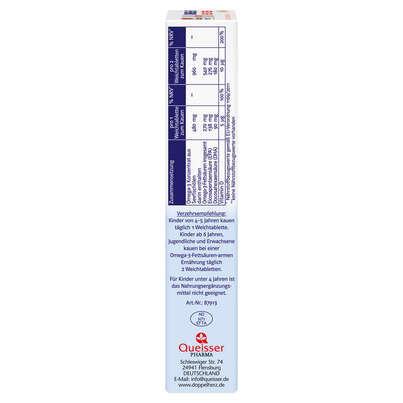 Doppelherz system OMEGA-3 family Gel-Tabs zum Kauen, A-Nr.: 5679373 - 03
