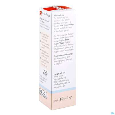 Veterinaerprodukte Pha Augenpflege Hund +katze Loesung 20ml, A-Nr.: 4996798 - 02