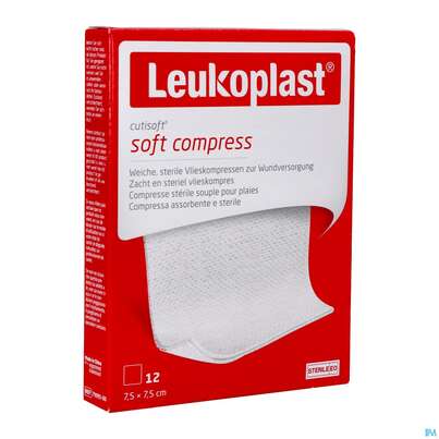 Vlieskompressen Cutisoft/leukoplast Steril 7,5x 7,5cm 79995 12st, A-Nr.: 4736086 - 02