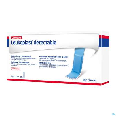 Wundpflaster Leukoplast Detectable Steril Blau 12x1,9cm 50st, A-Nr.: 5422125 - 02