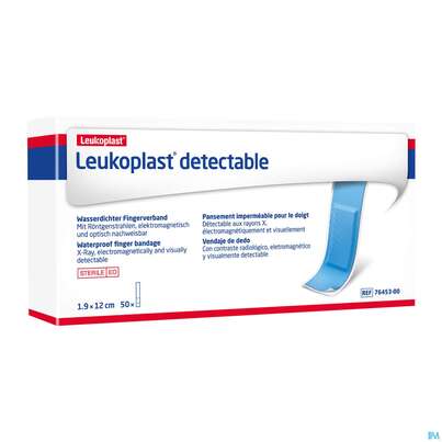 Wundpflaster Leukoplast Detectable Steril Blau 12x1,9cm 50st, A-Nr.: 5422125 - 03