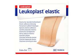 Wundpflaster Leukoplast/elastic Meterware 5mx 6cm 7929804 1st, A-Nr.: 4803782 - 01