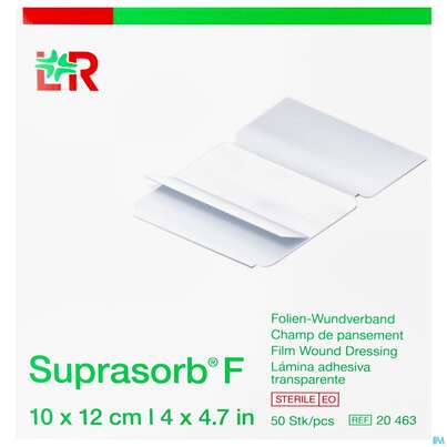 Wundverband Suprasorb/steril F Folien 10x12cm 50st, A-Nr.: 2203428 - 01