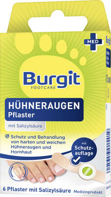 Burgit Hühneraugen Pflaster 6 Stk., A-Nr.: 5005574 - 02