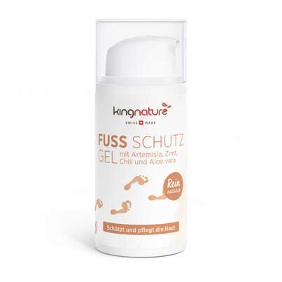 Sie sehen eine Packung KINGNATURE Fussschutz Creme Disp 30 ml, Produktbild: 01 KINGNATURE Fussschutz Creme Disp 30 ml, A-Nr.: 5941434 - 01