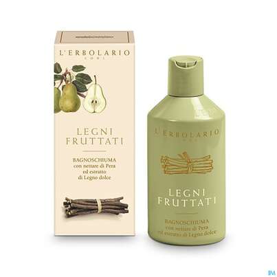 L Erbolario Bad +duschgel Legni Frutatti Fruchthoelzer 036.4 250ml, A-Nr.: 3406843 - 01