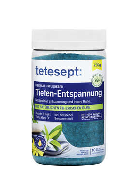 Tetesept Tiefenentspannung Meersalz 750g, A-Nr.: 5406416 - 01